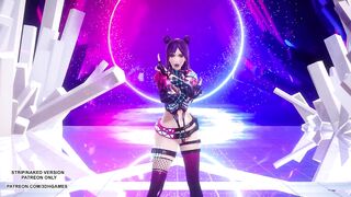 [MMD] (G)I-DLE - NXDE Sexy Kpop Dance 4K League Of Legends Ahri Akali Kaisa Evelynn Uncensored
