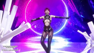 [MMD] (G)I-DLE - NXDE Sexy Kpop Dance 4K League Of Legends Ahri Akali Kaisa Evelynn Uncensored