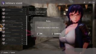 seed of the D.2 anime girl | bald man gives hot sex for girl busty girl laboratory assistant