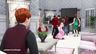Hermione having sex with Viktor Krum in front of Ron - Yule Ball with lots of sex