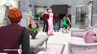 Hermione having sex with Viktor Krum in front of Ron - Yule Ball with lots of sex