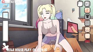 Harley Quinn Fucked On Her Side And Riding Reverse Cowgirl - Hole House