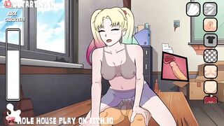 Harley Quinn Fucked On Her Side And Riding Reverse Cowgirl - Hole House