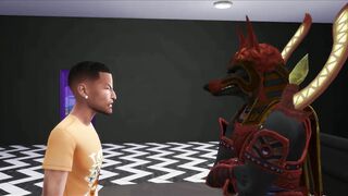Alien Friends get blowjobs