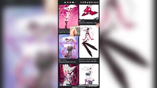 Jerking off to Angel Dust from Hazbin Hotel ????