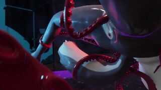 Juno fucked with octopus furry