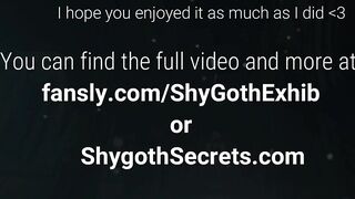 Teaser - Goth girl masturbates to sex game - The sword of succubus Part 2