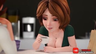 La tia cass y su primer anal hentai en español