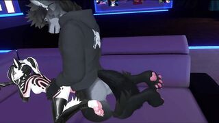 Wolf fucks her tight pussy in a public world/Furry sex/Furry ERP Vrchat