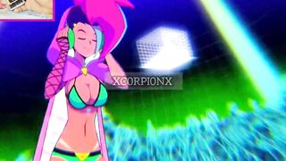 a beautiful virtual girl