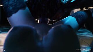 Ada Wong and Licker Missionary Position