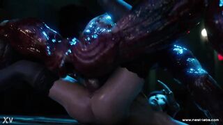 Ada Wong and Licker Missionary Position