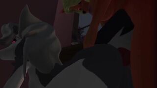 Seeding a hellhound...Watch this Flareon fill this hell hound full of there seed.