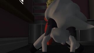 Seeding a hellhound...Watch this Flareon fill this hell hound full of there seed.