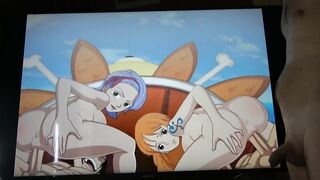 One Piece, Nami And Nojiko Anime Hentai ORGY POV By Seeadraa Ep 378