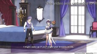 Cute maid hentai having sex in Dm maid Luna new hentai game