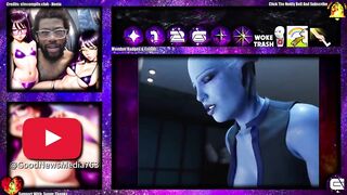 Fat Blue Ass T'soni Rides Like A Human Cowgirl Using Her Tight Wet Blue Pussy