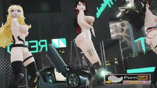 mmd r18 Step RWbY sexy slut ahegao babe Girls 3d hentai