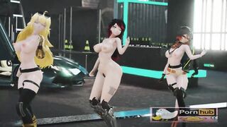mmd r18 Step RWbY sexy slut ahegao babe Girls 3d hentai