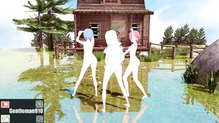 【KKS／MMD】"Masked bitcH" 拉姆 愛蜜莉雅 雷姆【Re:ゼロから始める異世界生活】