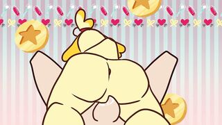 Isabelleis so broke so gets fucked for some bells [animal crossing]