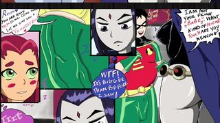 Teen Titans Pt.1 - Robin New Power Big Cock