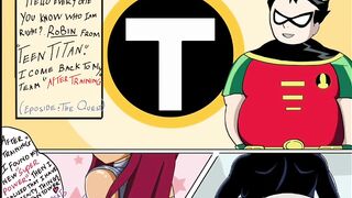 Teen Titans Pt.1 - Robin New Power Big Cock