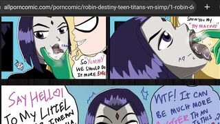 Teen Titans Pt.1 - Robin New Power Big Cock
