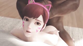 Dva Hard Fucked Doggystyle In The Living Room On The Couch