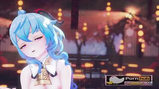 mmd r18 Age Age Ganyu sexy milf cum swallow 3d hentai sex dance