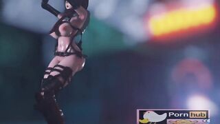 mmd r18 Bunny Style Tara Mikasa Ackerman 3d hentai