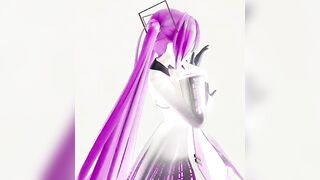 Hatsune Miku Hentai Undress Dance Vocaloid MMD 3D Blonde Hair Color Edit Smixix