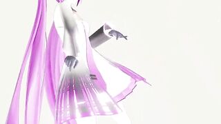 Hatsune Miku Hentai Undress Dance Vocaloid MMD 3D Blonde Hair Color Edit Smixix