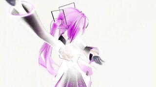 Hatsune Miku Hentai Undress Dance Vocaloid MMD 3D Blonde Hair Color Edit Smixix