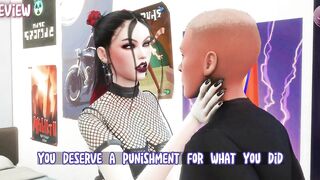 Goth Big Sis Puts You in Your Place Because You Watch Filty Porn On Your Phone