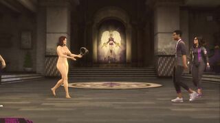 Saints Row The Heist & The Hazardous All Cutscenes With No Clothes