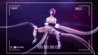 Horny cyberpunk catch girls (Play game SEX