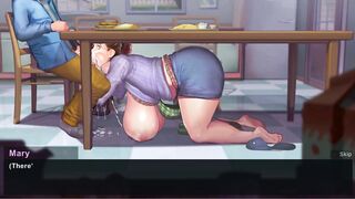 Taffy Tales [UberPie] morning starts not with coffee but with a blowjob under the table