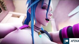 Jinx Hard Fuck with Huge Dick Until Cum