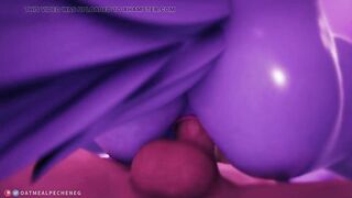 Roxy the Wolf from FNAF doing anal