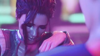 Panam Palmer handjob Cyberpunk 2077 Hentai