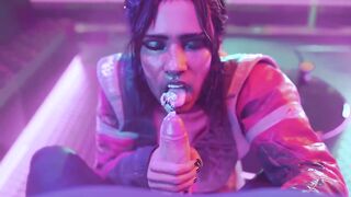 Panam Palmer handjob Cyberpunk 2077 Hentai