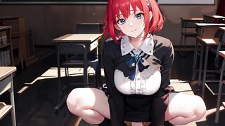 [4K] AI HENTAI ANIMATION #4 — Cowgirl Redhead