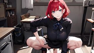 [4K] AI HENTAI ANIMATION #4 — Cowgirl Redhead