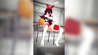 Genshin impact: Amber masturbation