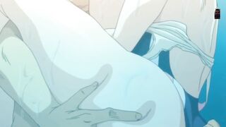 Sexy virgin Swiming teacher big boods and huge ass fuck hardcore in pool big dick anime hentai sex