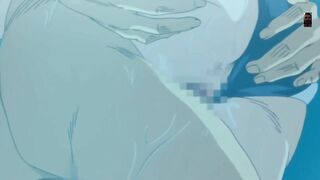 Sexy virgin Swiming teacher big boods and huge ass fuck hardcore in pool big dick anime hentai sex