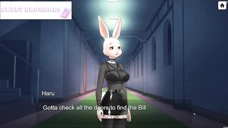 Haru's secret life chapter #4 FINALLY a huge cock breaks the bunny's pussy Beastars