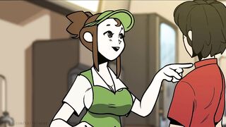Busty Cashier
