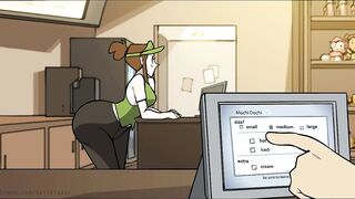 Busty Cashier
